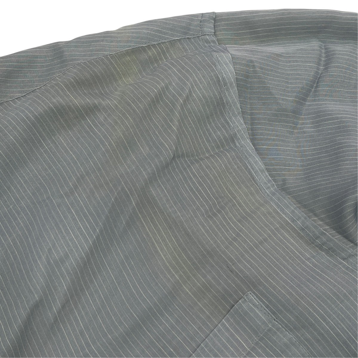 SHEER STRIPE SHIRTS LOOSE FITレギュラーカラーシャツ2541000507