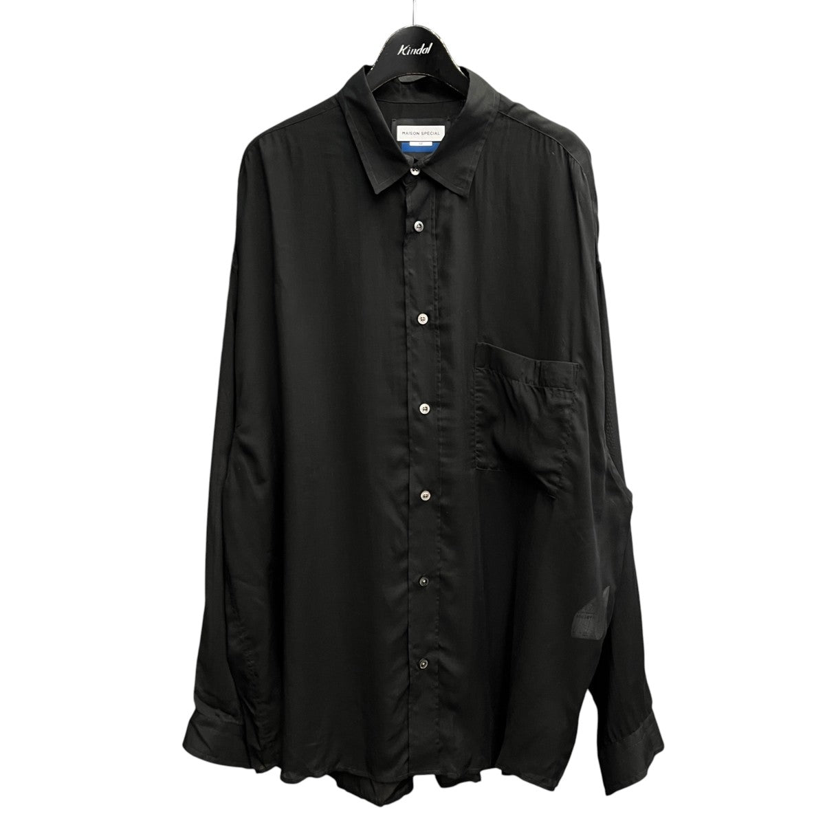 Prime-Over Cellrose Chiffon Regular Collar Shirt長袖シャツ11251311205