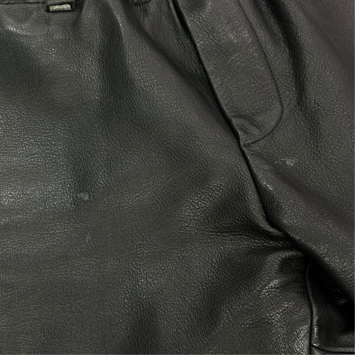 18AWLEATHER FLEA MARKET PANTSレザーパンツ18A45