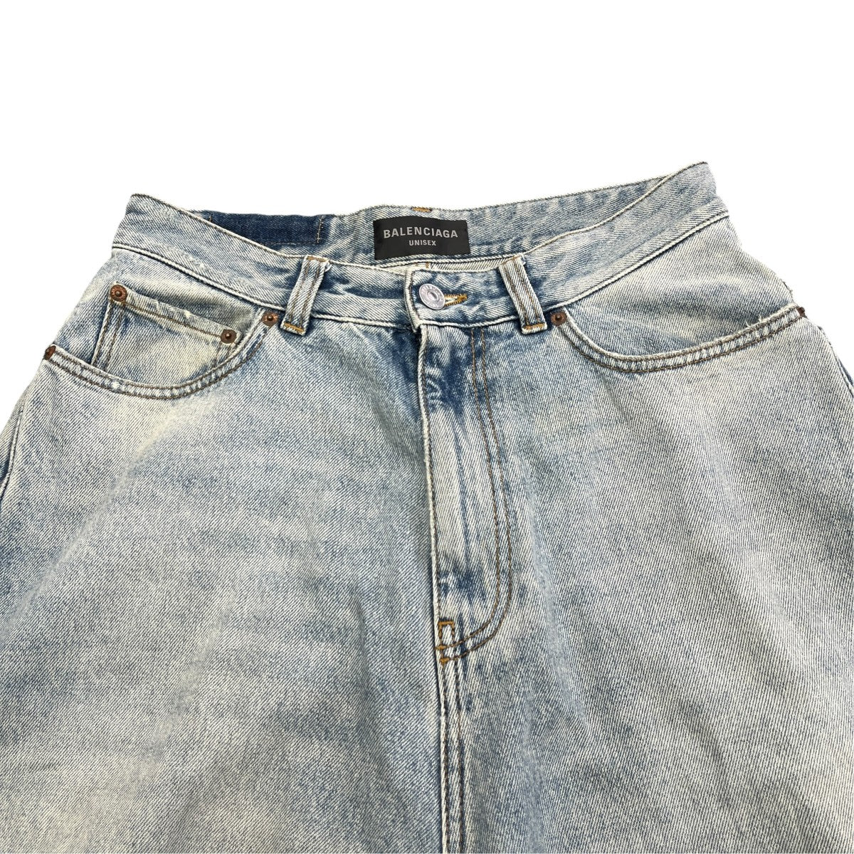 PULL-UP TROUSERSデニムパンツ704282