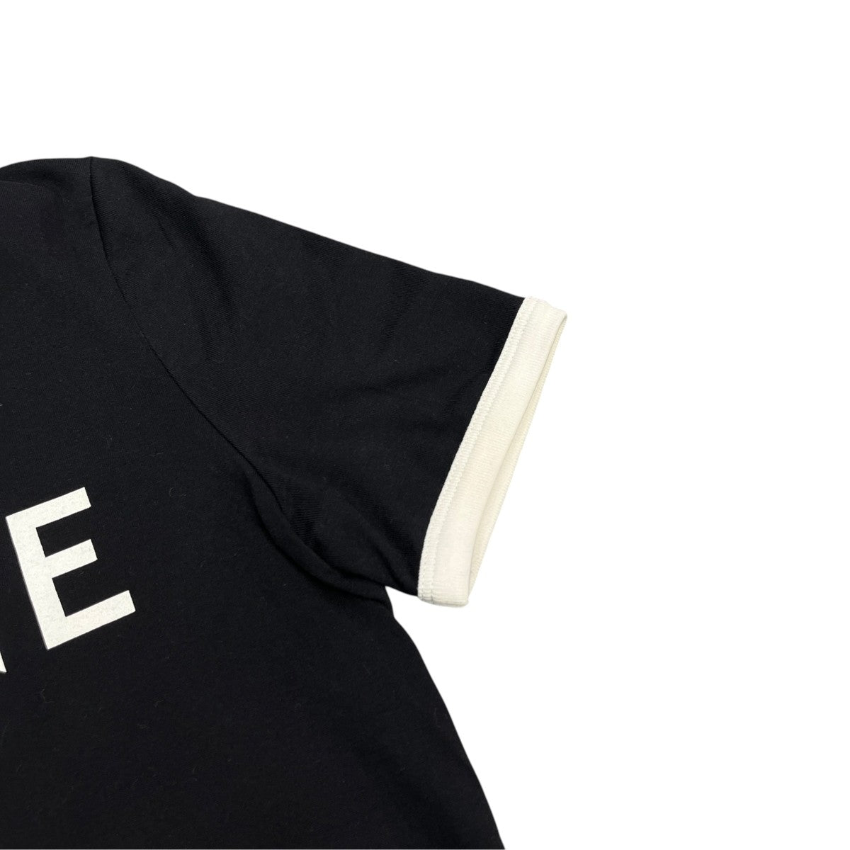 CELINE PARIS Tシャツ   コットンジャージー半袖カットソー2X872671Q.38AW