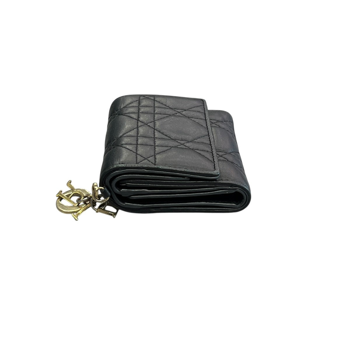 Christian Dior Lady Dior Lotus ウォレット3つ折り財布 古着・中古-3枚目のアイテム画像