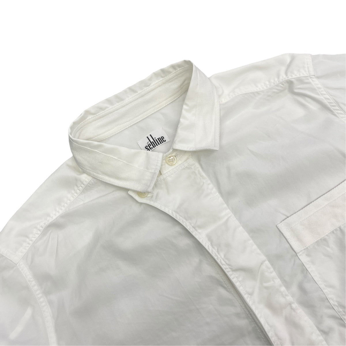Sebline Combat Polo ShirtレギュラーカラーシャツCH0012FV2 古着・中古-3枚目のアイテム画像