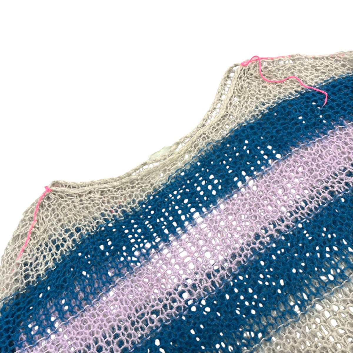 UGLY SWEATER CLUB ボーダーニット 古着・中古-3枚目のアイテム画像