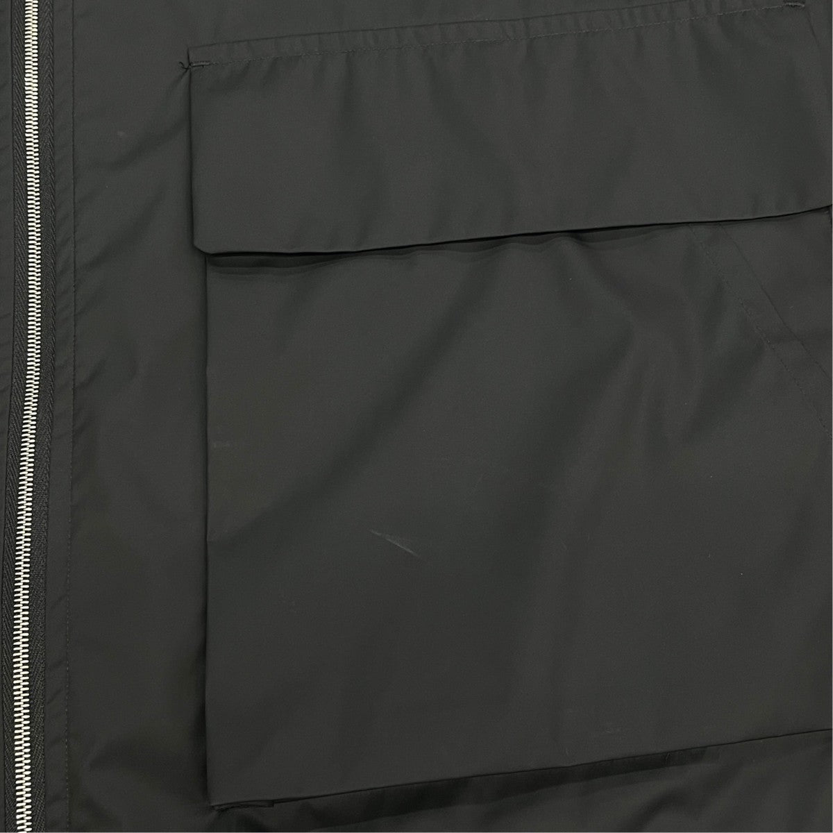 24SSHARD TWIST POLYESTER SATIN LAMINATE ZIP BLOUSONジャケットA24SB02SL