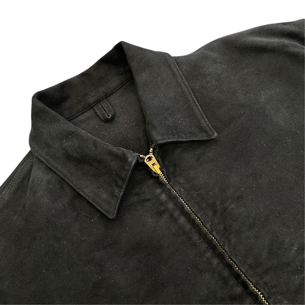 25AWモールスキンジップショートジャケットCO3 01016