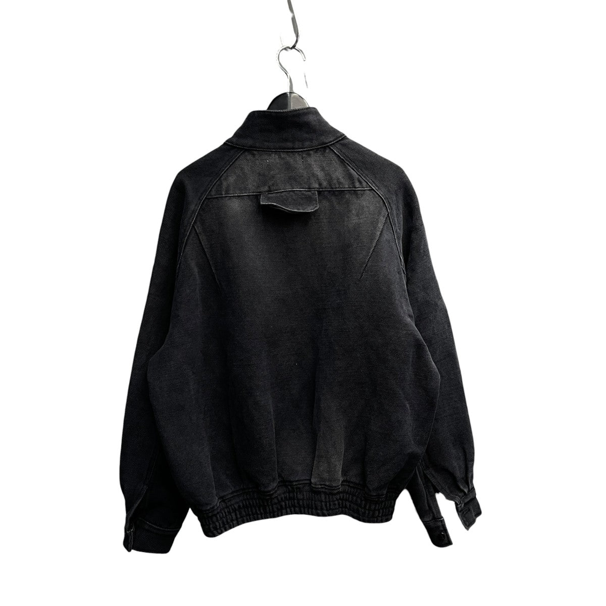 013 FADED BLACK JUTE BLOUSONジップブルゾンO 013 008JKT