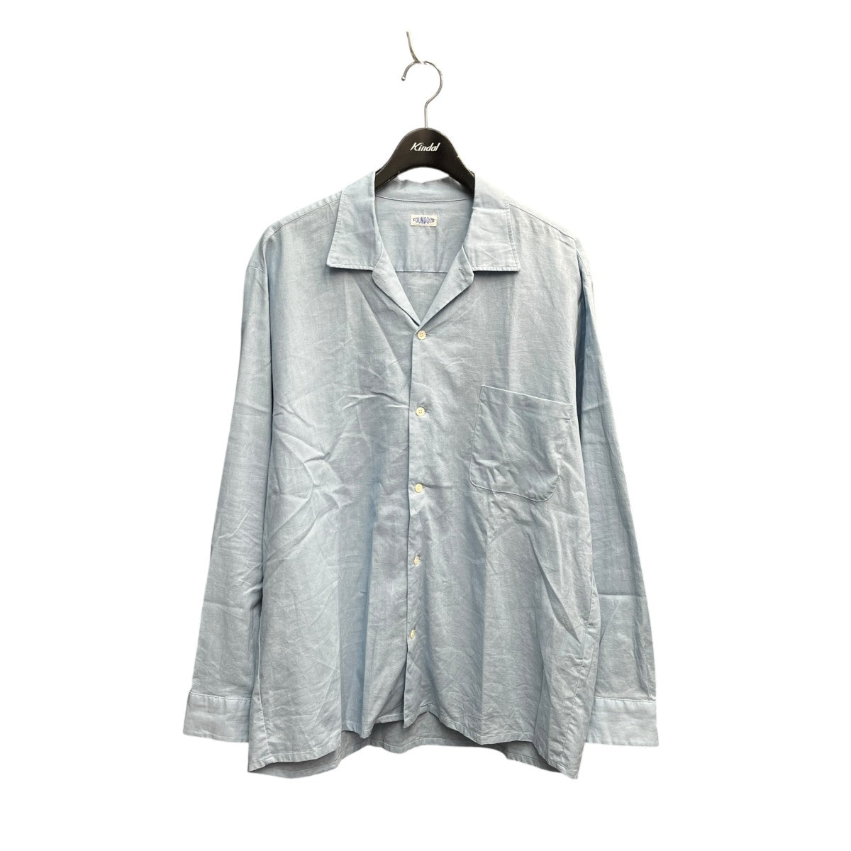 26SSCOTTON LINEN OPEN COLLAR SHIRT長袖シャツ015FD261018