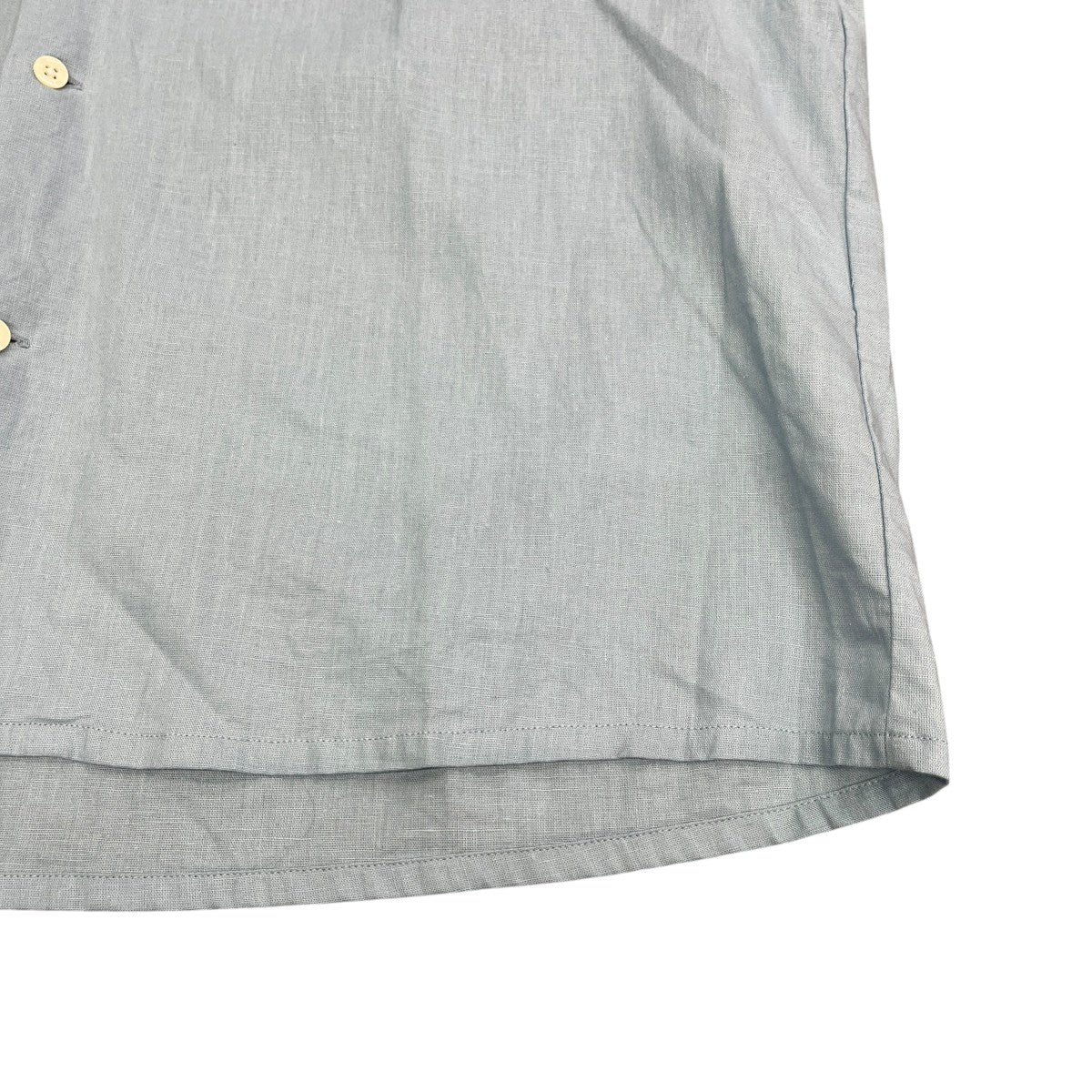 26SSCOTTON LINEN OPEN COLLAR SHIRT長袖シャツ015FD261018