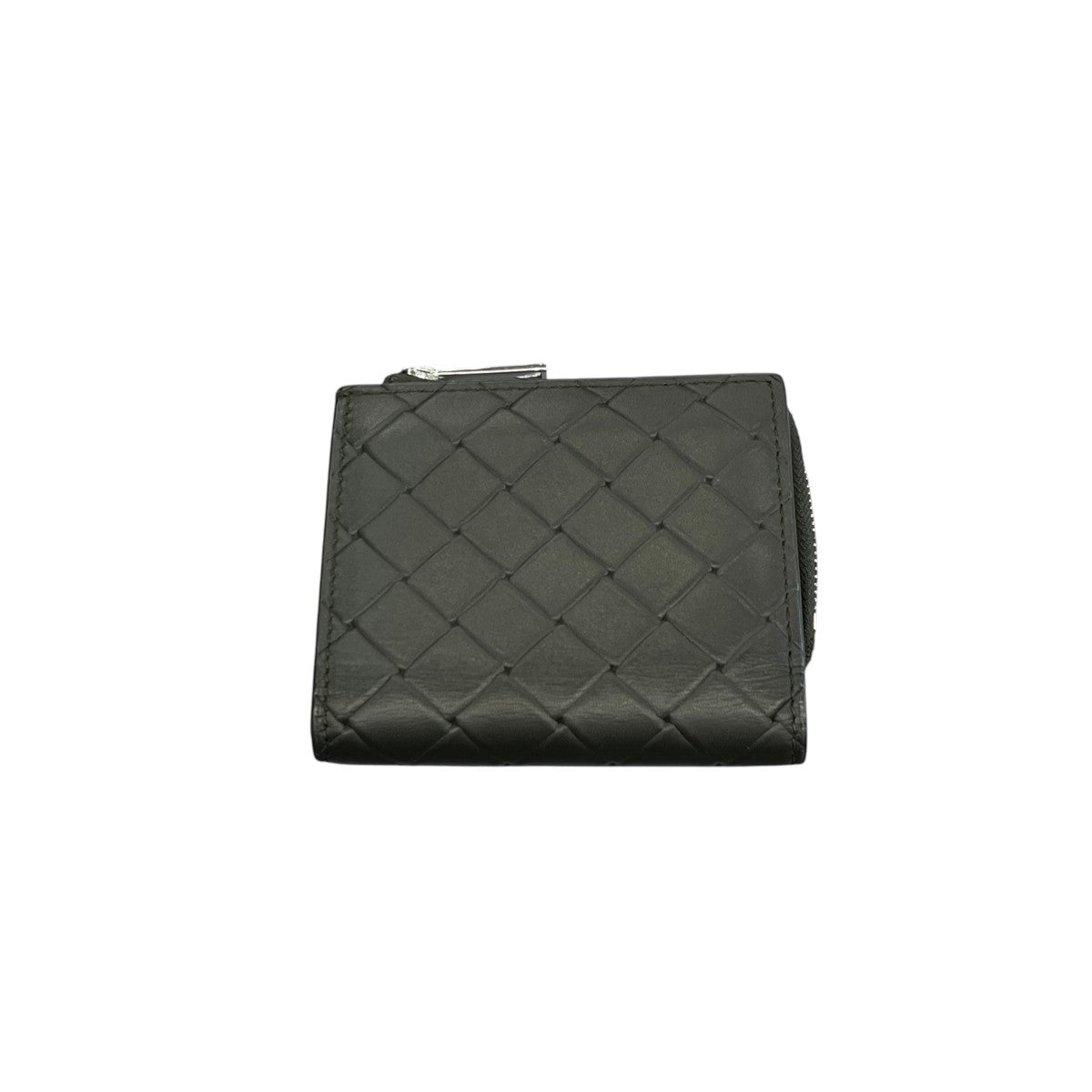 BOTTEGA VENETA イントレチャート レザーミニ財布2つ折り財布 古着・中古-1枚目のアイテム画像