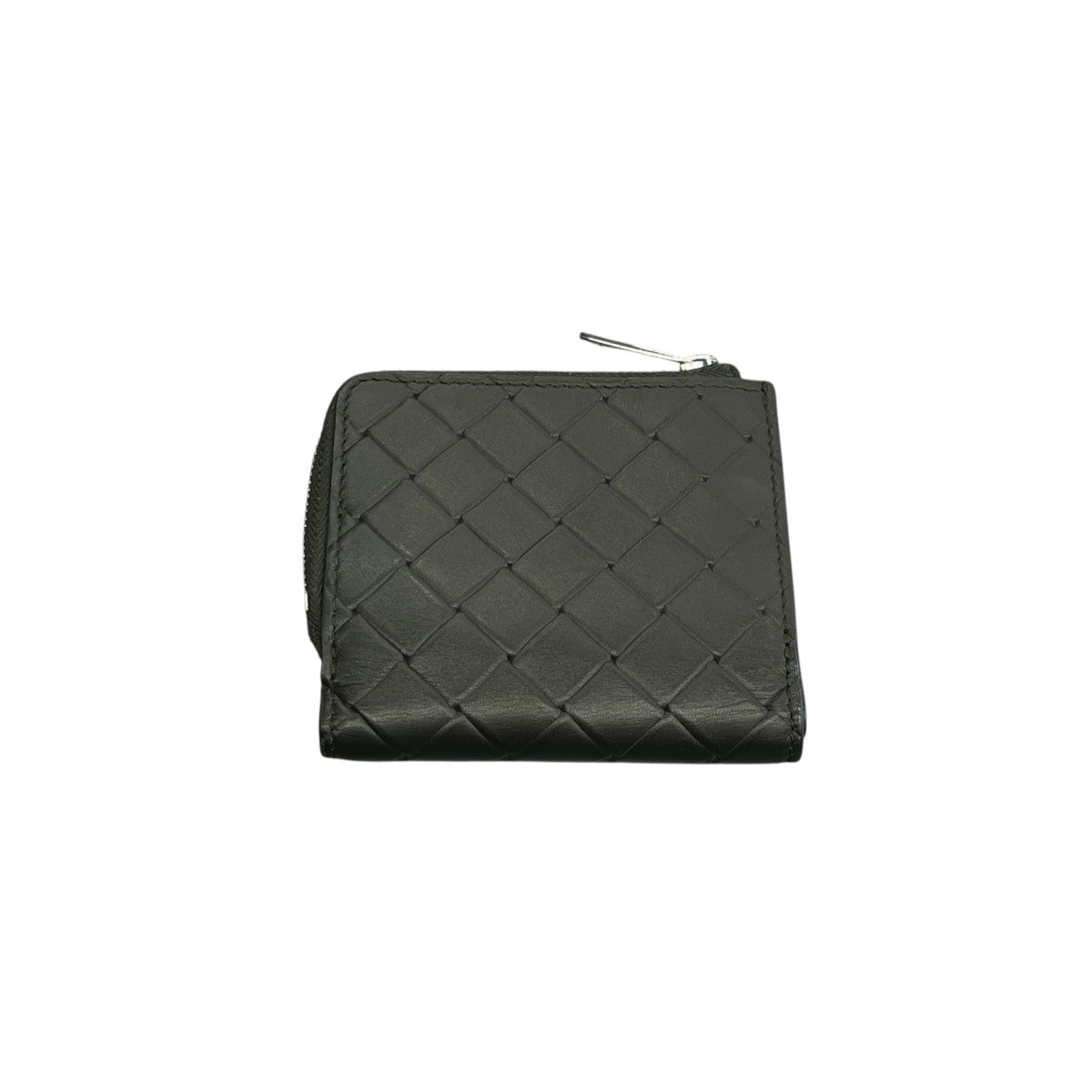 BOTTEGA VENETA イントレチャート レザーミニ財布2つ折り財布 古着・中古-2枚目のアイテム画像