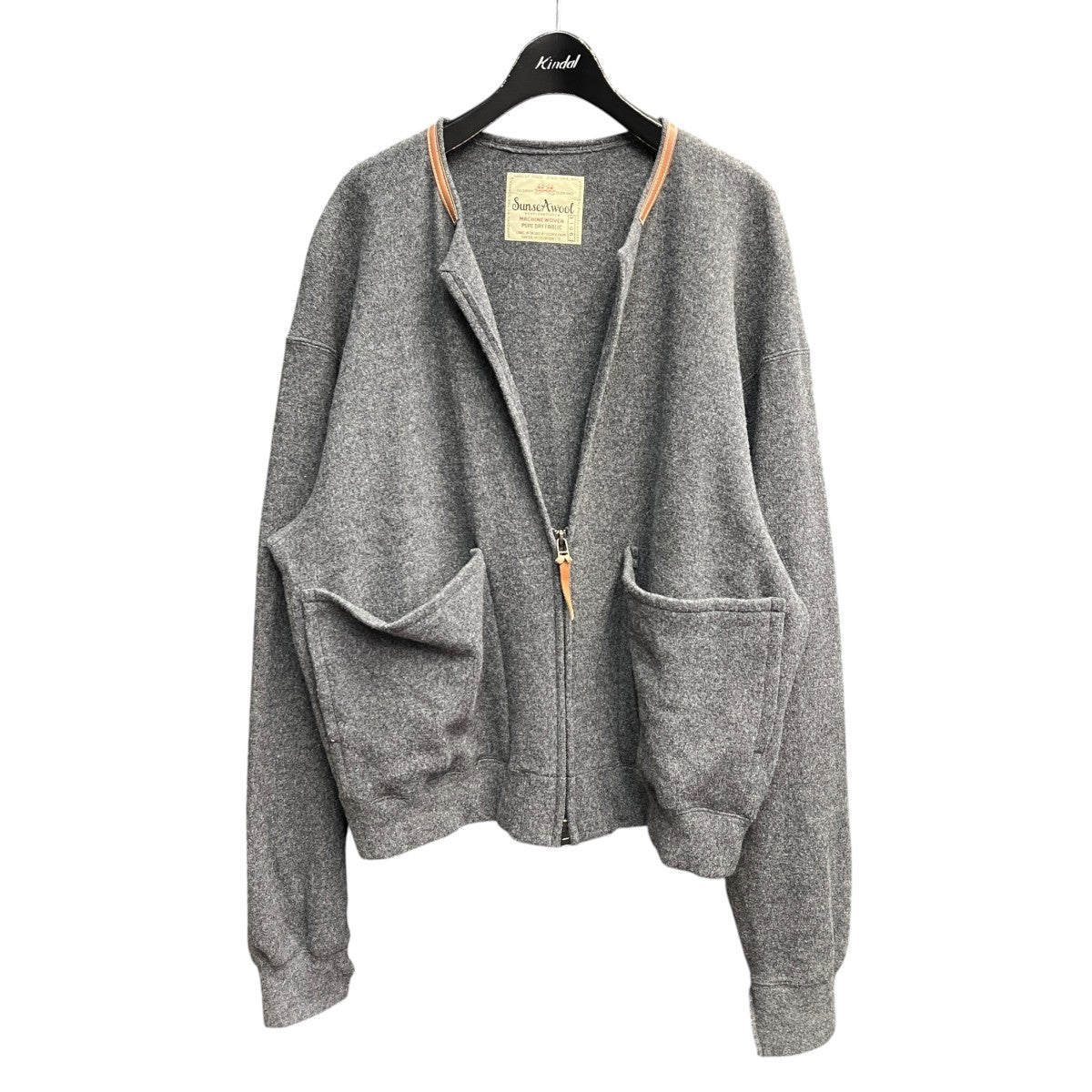 31th HALF ZIP CARDIGANハーフジップカーディガンSUNSEA3106
