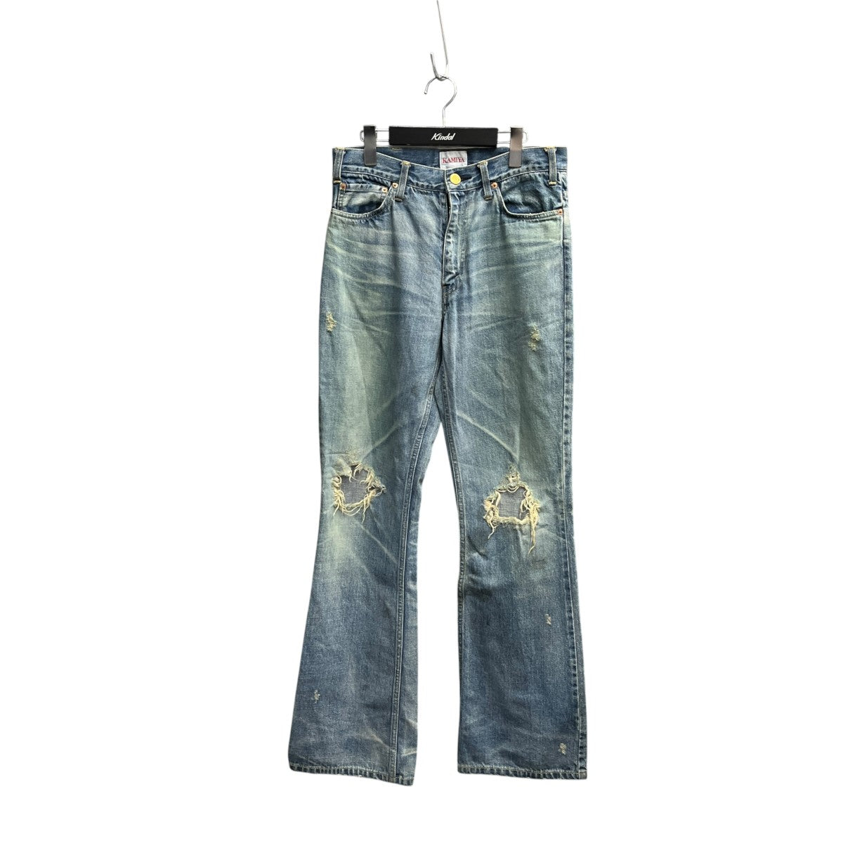 25SSCOLORING DENIM FLARE PANTデニムパンツG14PT042