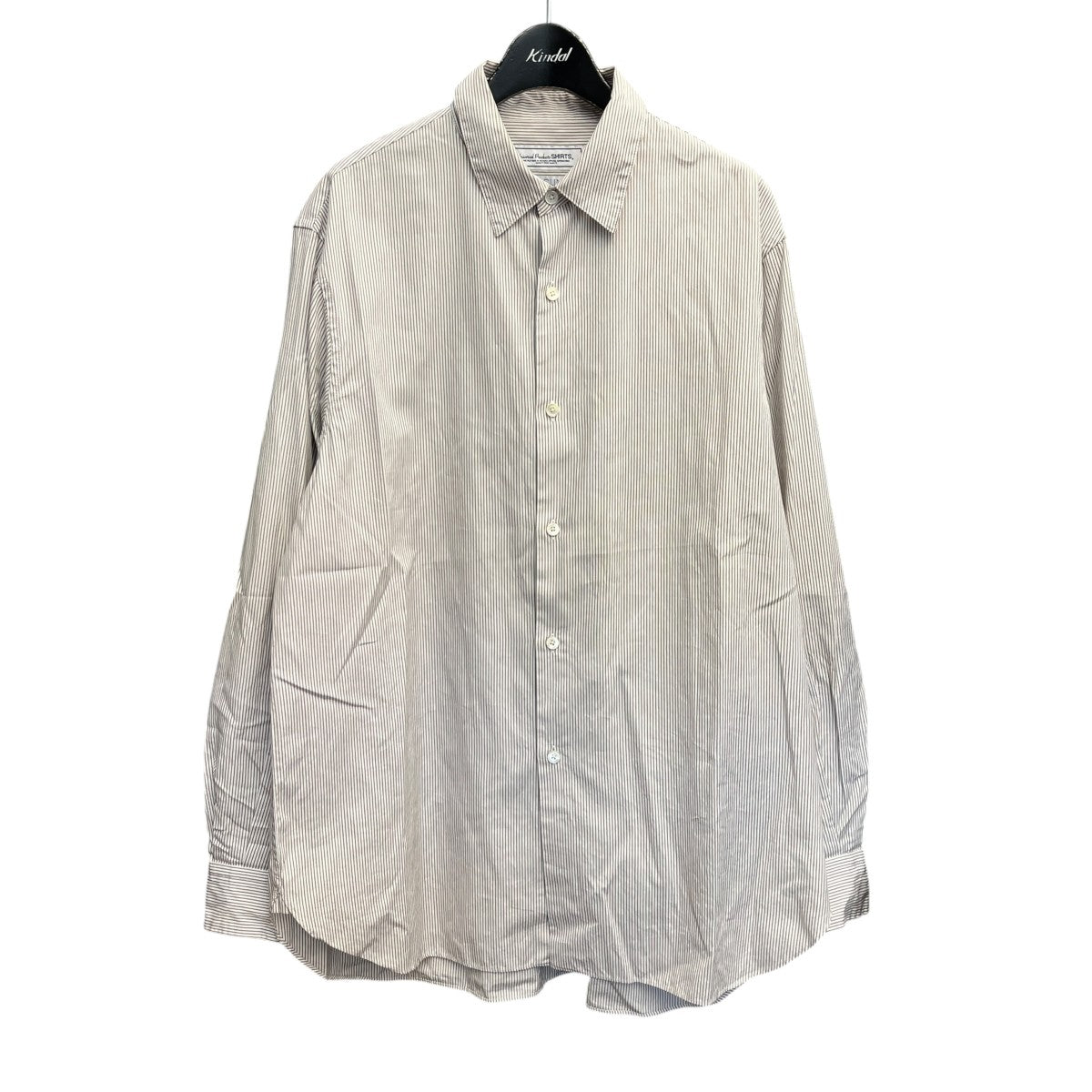 CANCLINI FRENCH FRONT L S SHIRTSストライプシャツ253-60301