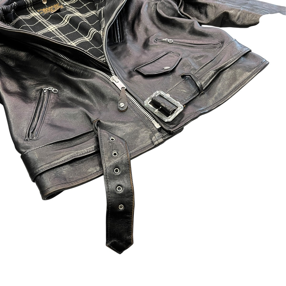 668US SPECIAL HORSEHIDE ONESTARダブルライダースジャケット7825950056