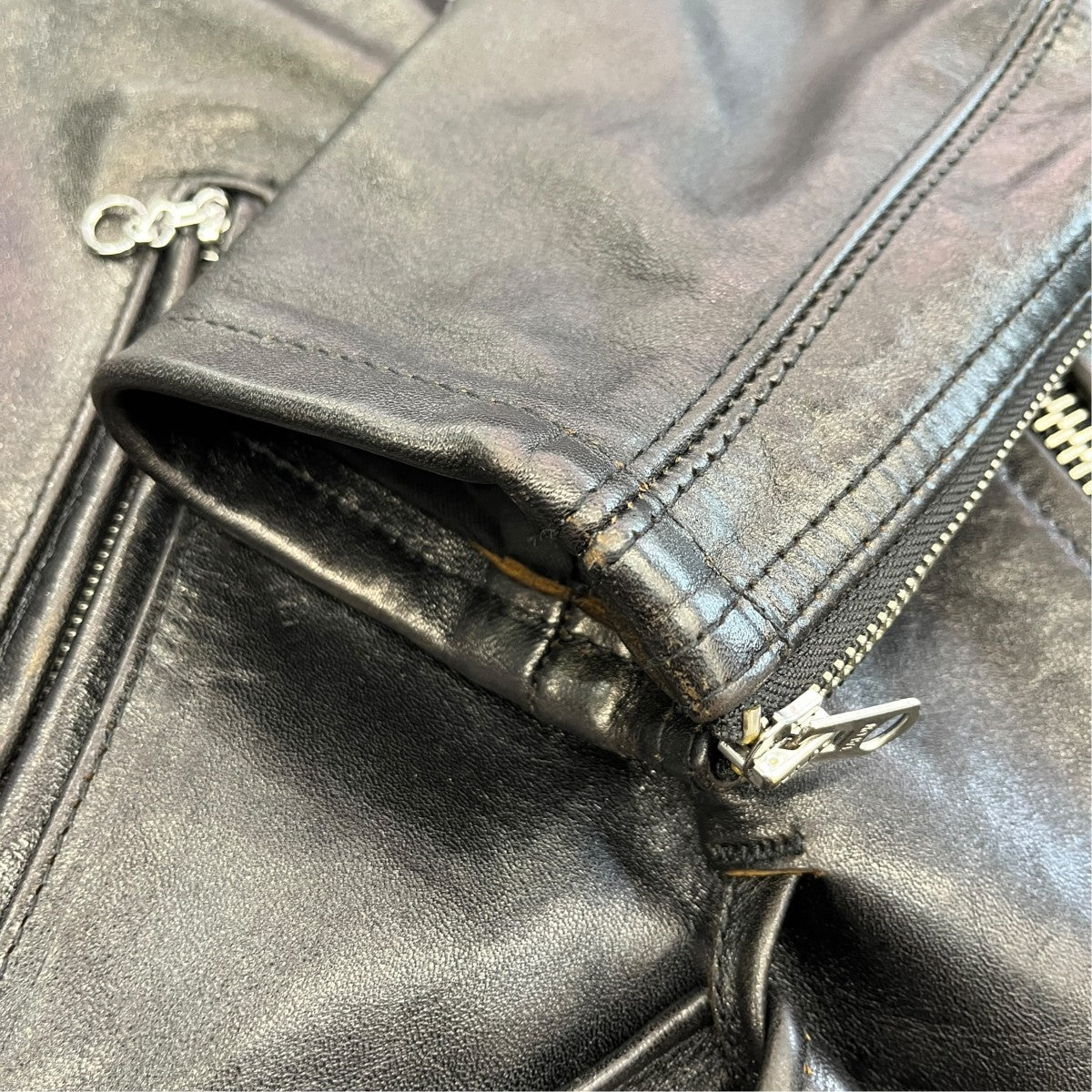 668US SPECIAL HORSEHIDE ONESTARダブルライダースジャケット7825950056