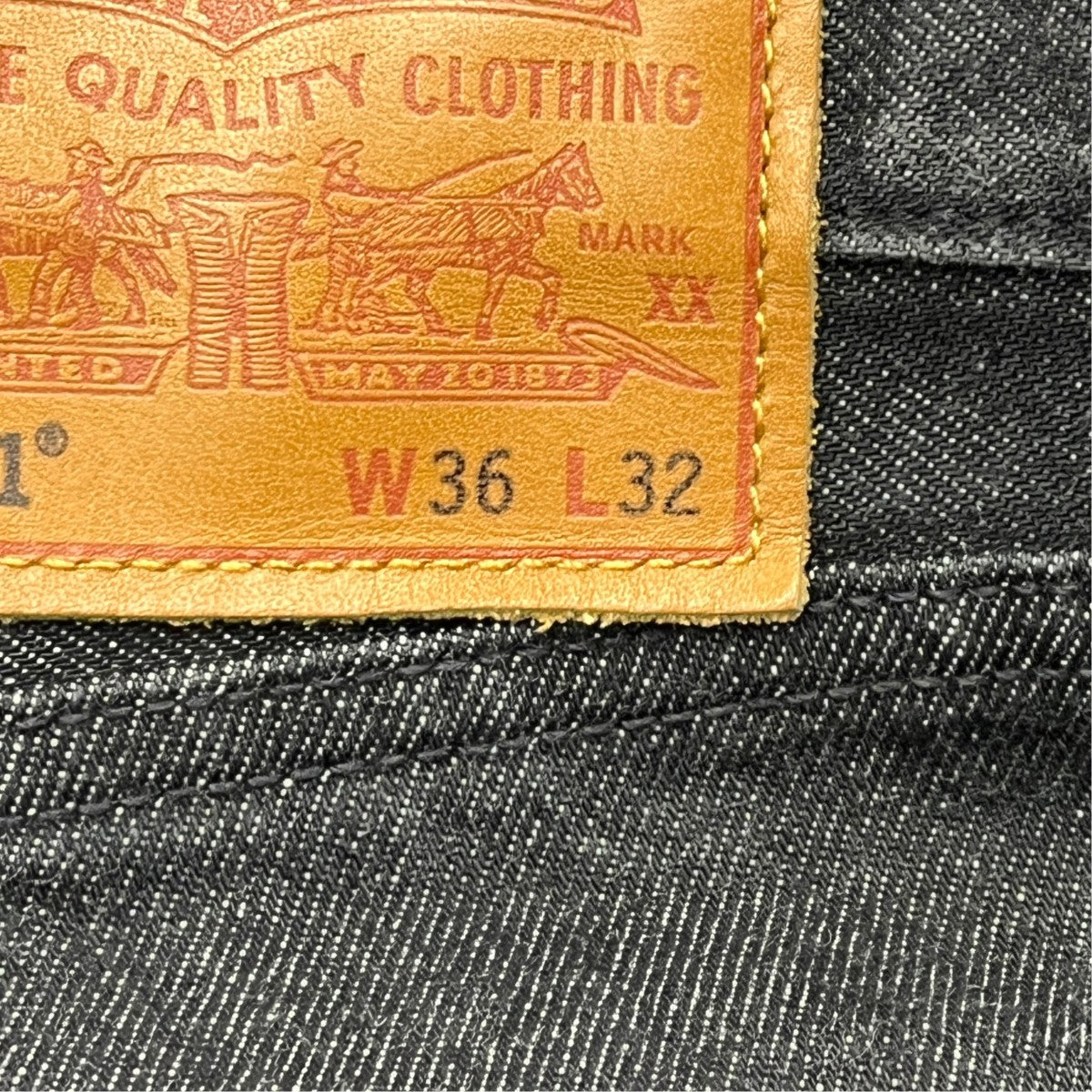501 ORIGINAL ジーンズ ブラックデニムパンツ00501-3654