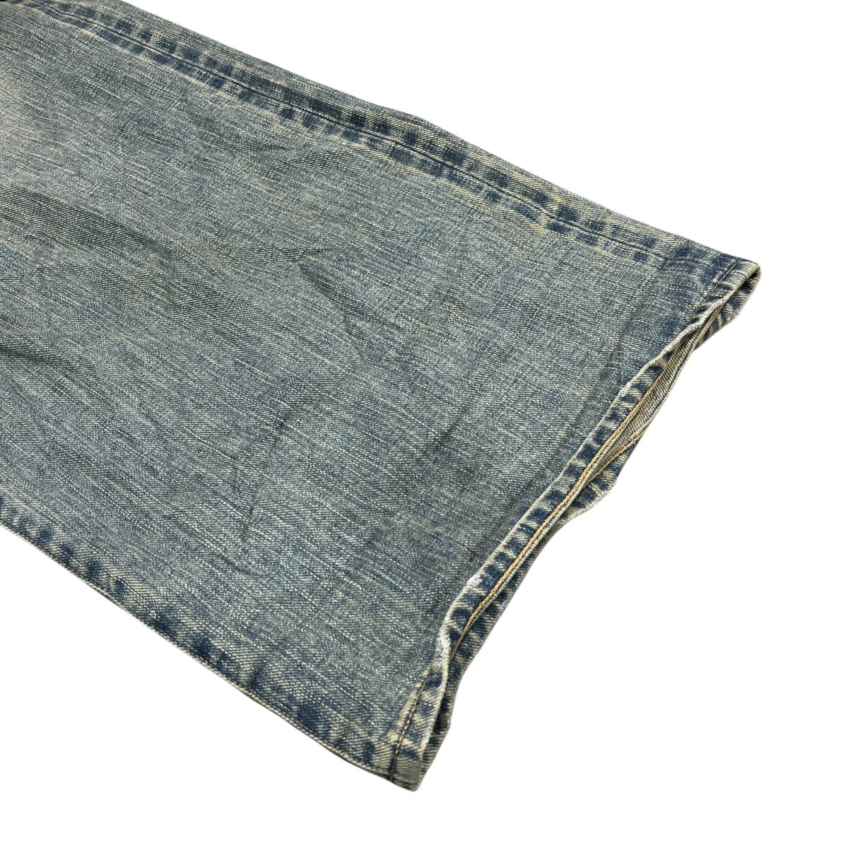 DAMAGED MODERN DENIM PANTS WIDE CUTデニムパンツ25880409