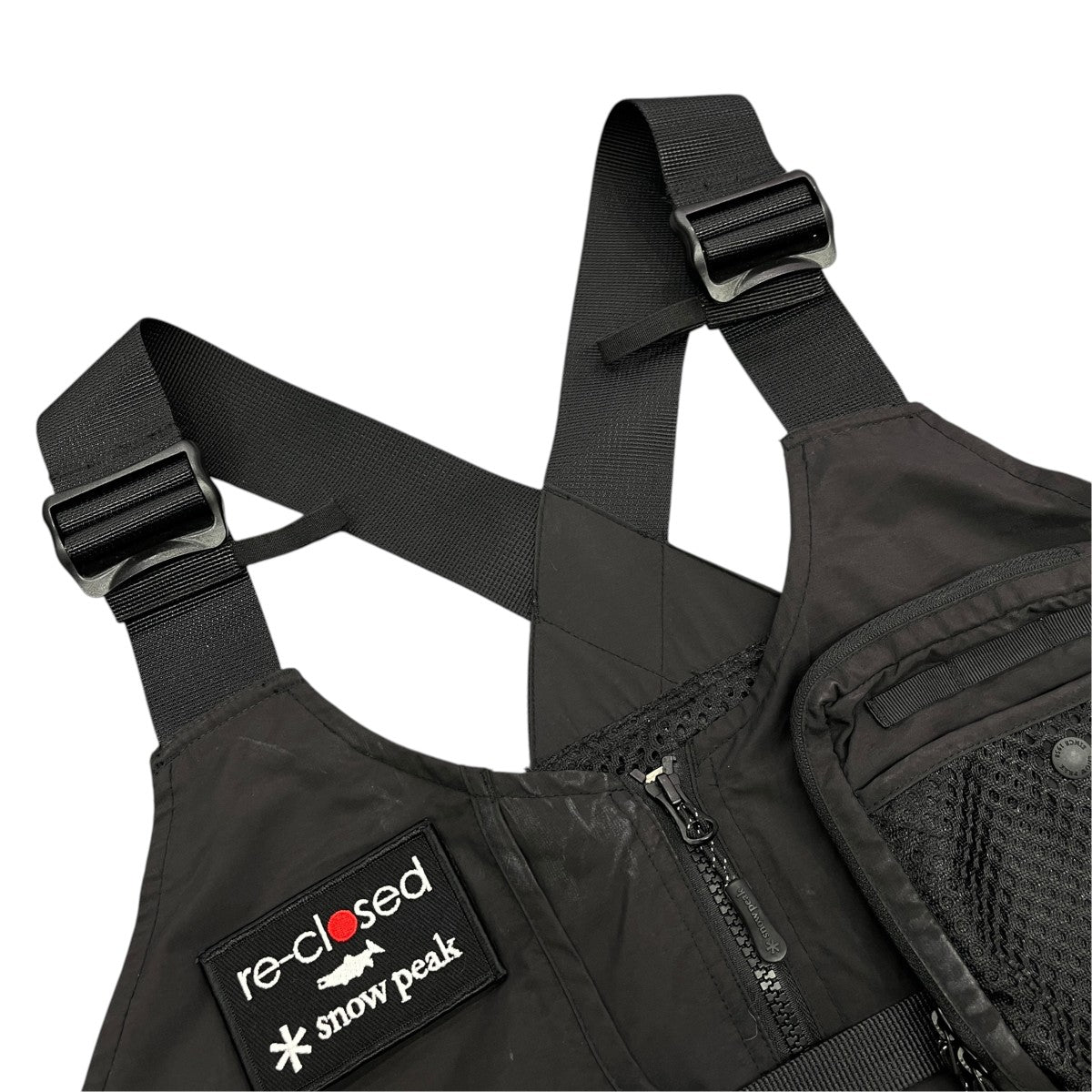 スノーピークToned Trout Camp Vest 2 Black 新品 snow peak(スノーピーク) Toned Trout Camp VestナイロンベストTT2410