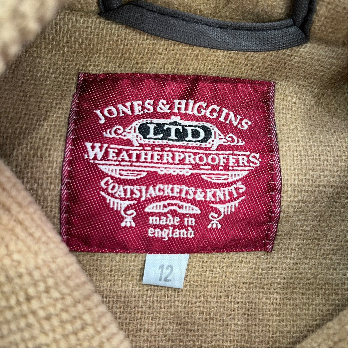JONES＆HIGGINSダッフルコート