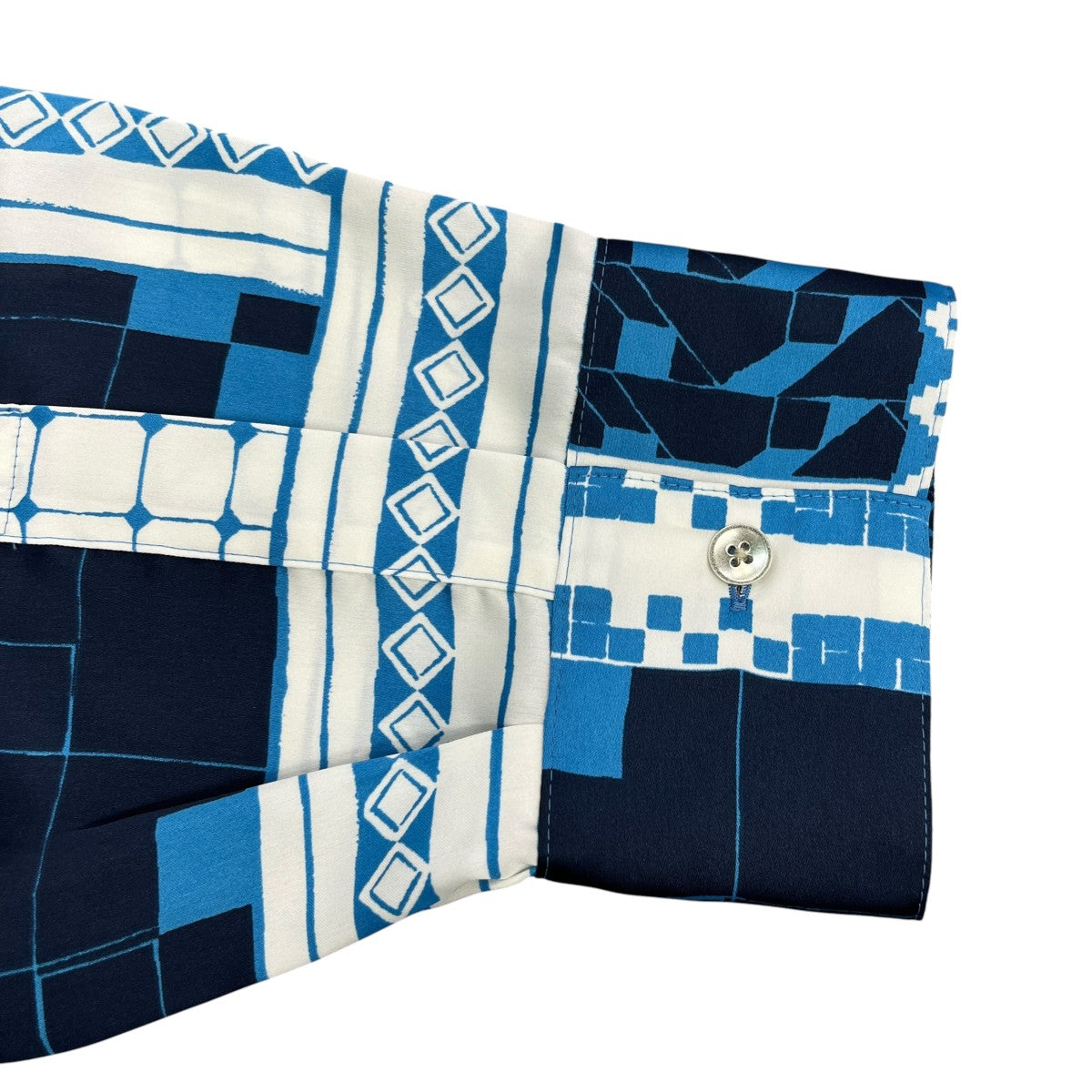 PATTERN BLOCK SHIRTレギュラーカラーシャツ8611-242-0266