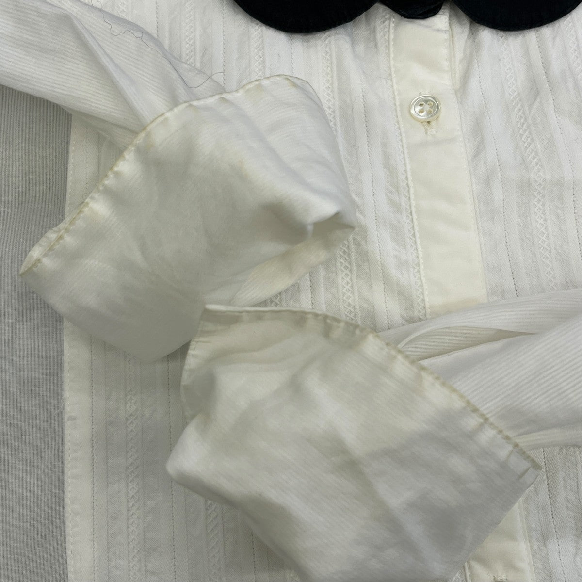 DRESS ROUND COLLAR SHIRTロングシャツ8611-299-0228