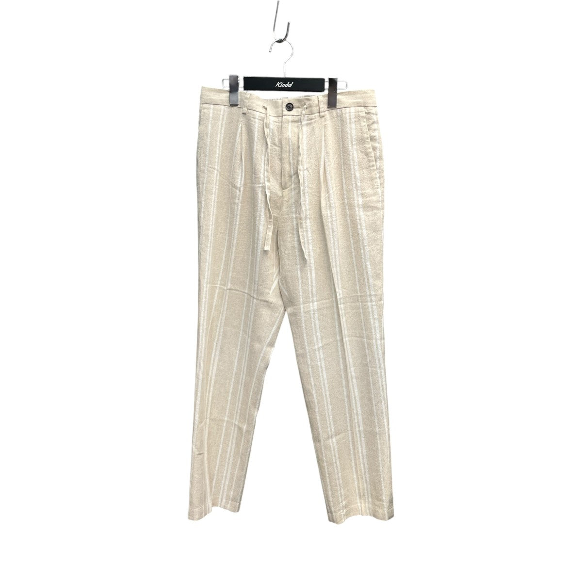 Brilla per il gusto ALTERNATE BEIGE STRIPE EASY PANTS24-23-1058-262 古着・中古-1枚目のアイテム画像