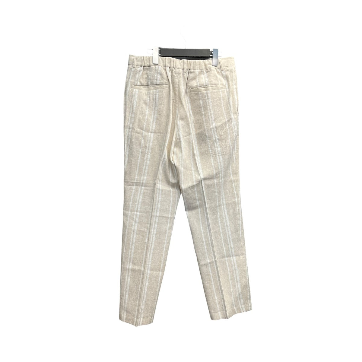 Brilla per il gusto ALTERNATE BEIGE STRIPE EASY PANTS24-23-1058-262 古着・中古-2枚目のアイテム画像