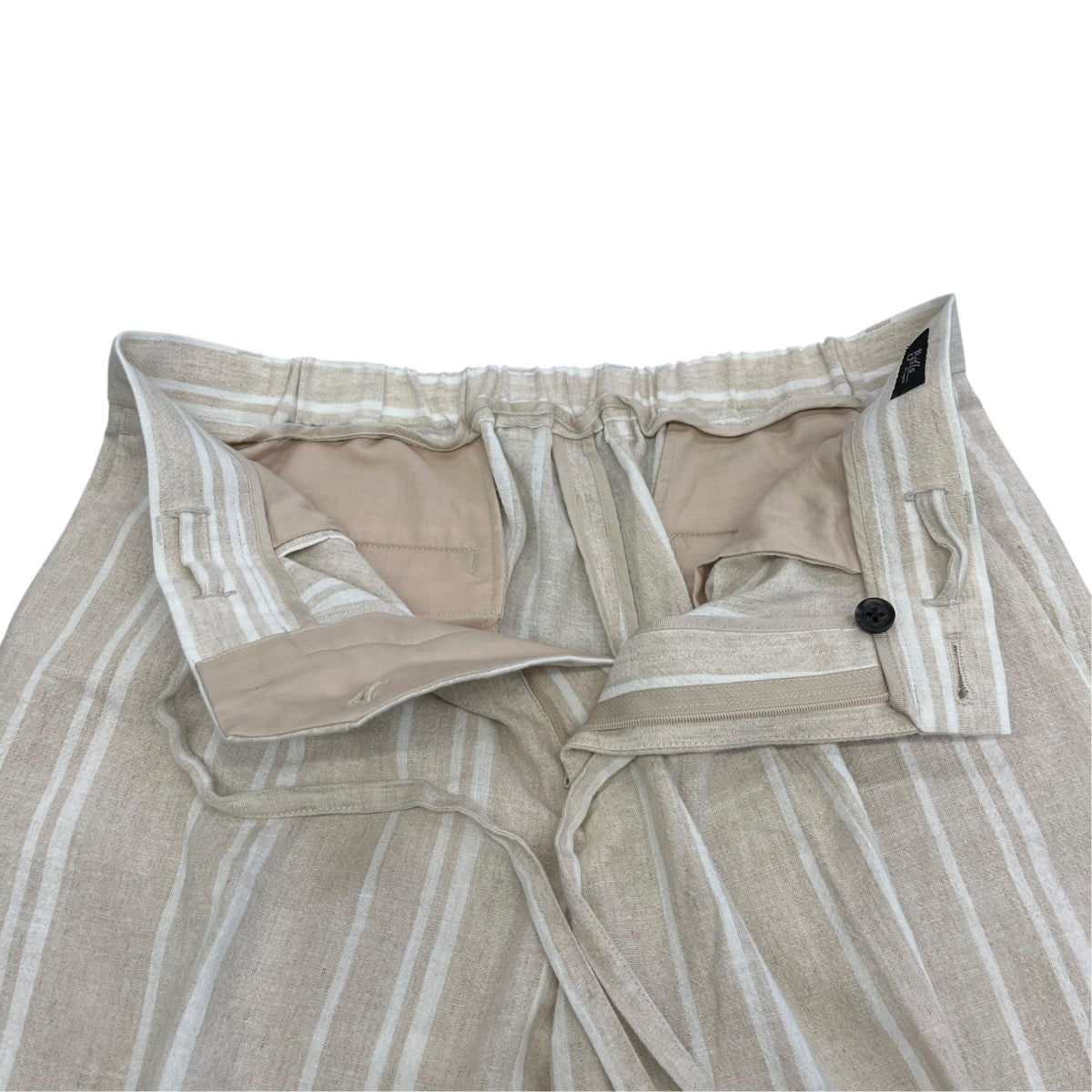 Brilla per il gusto ALTERNATE BEIGE STRIPE EASY PANTS24-23-1058-262 古着・中古-3枚目のアイテム画像