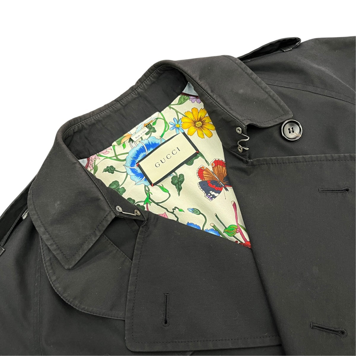 GUCCI トレンチコート565807 古着・中古-3枚目のアイテム画像