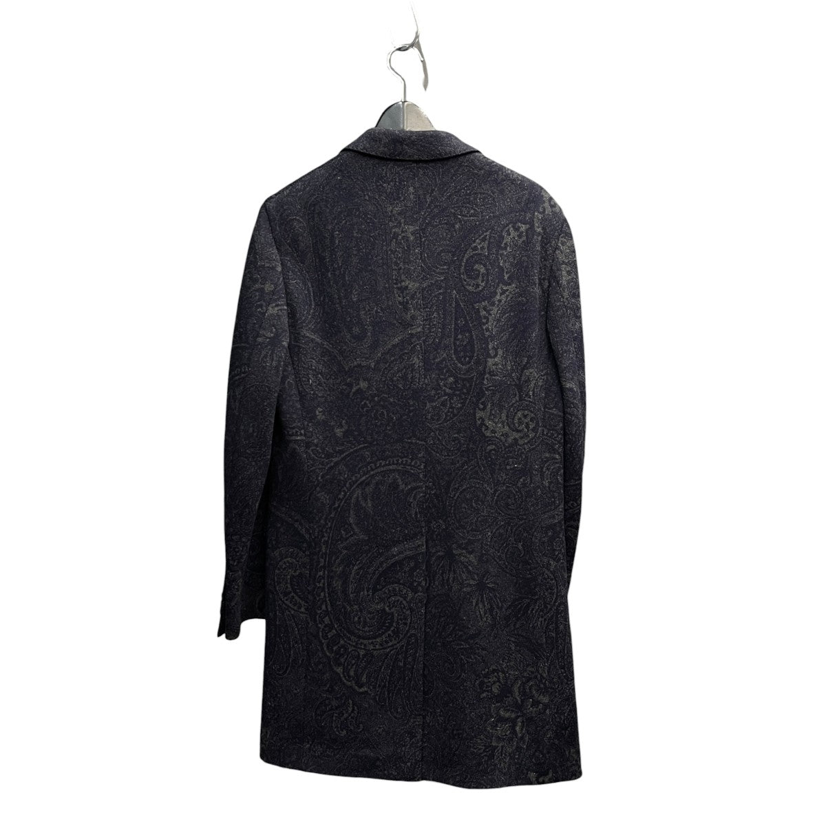 ETRO ウールナイロンチェスターコート152-1185A-0166 古着・中古-2枚目のアイテム画像