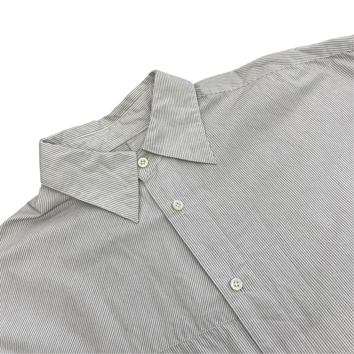 ASYMMETRY SHIRTストライプシャツ1814-0523