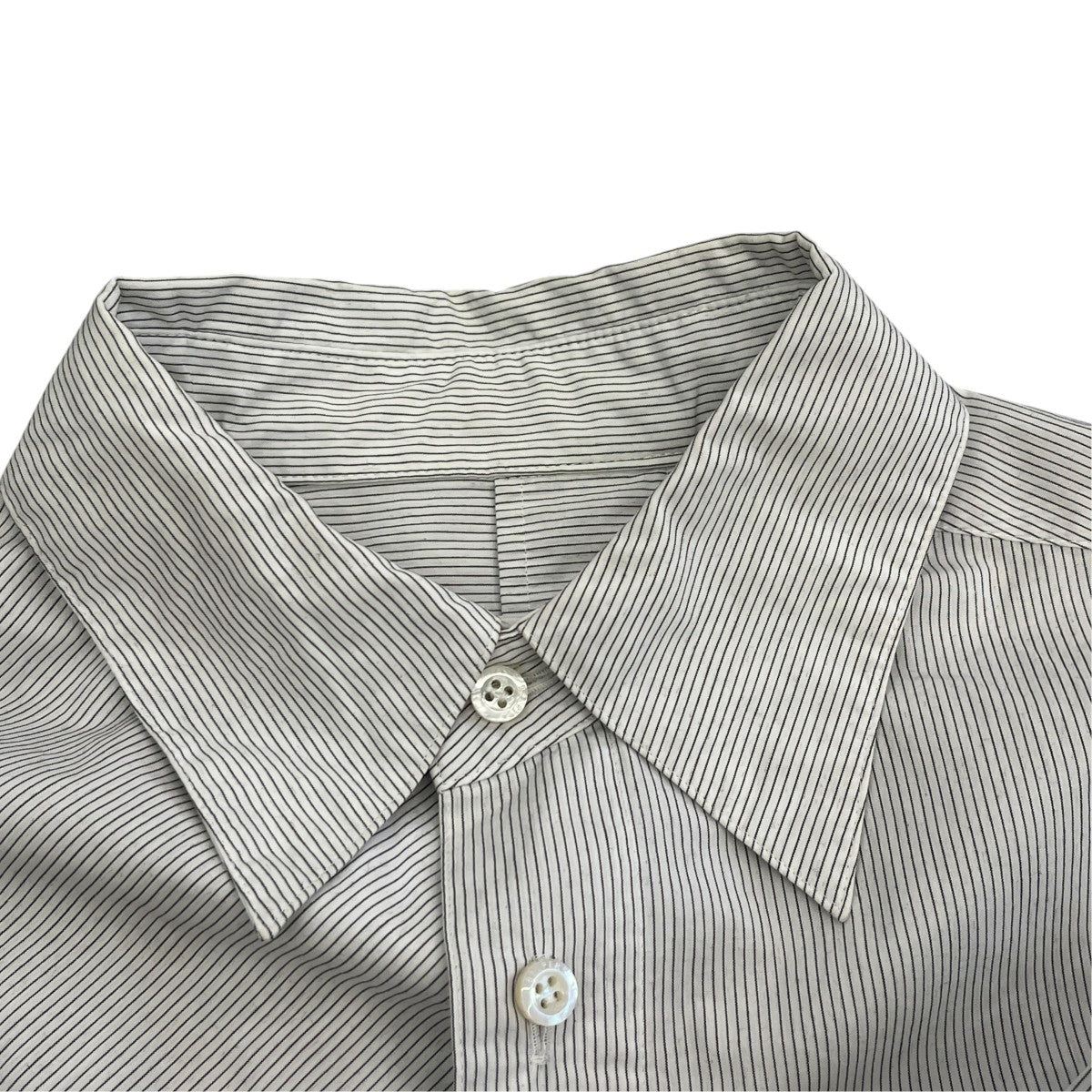 ASYMMETRY SHIRTストライプシャツ1814-0523
