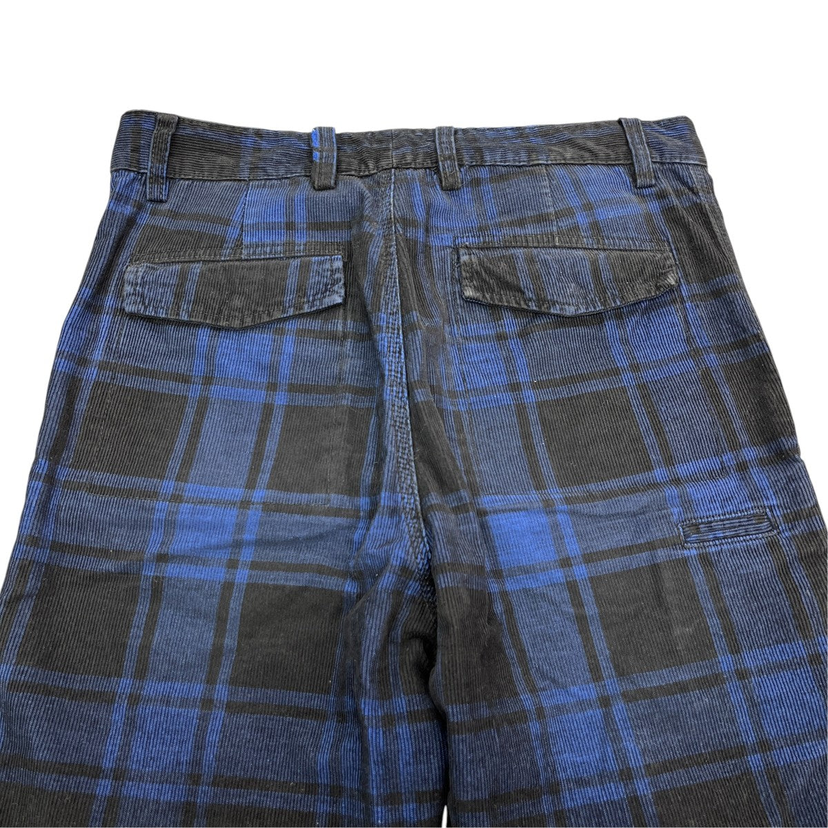 RAF BY RAF SIMONS チェック柄コーデュロイパンツPT06 VL01 8090 古着・中古-4枚目のアイテム画像