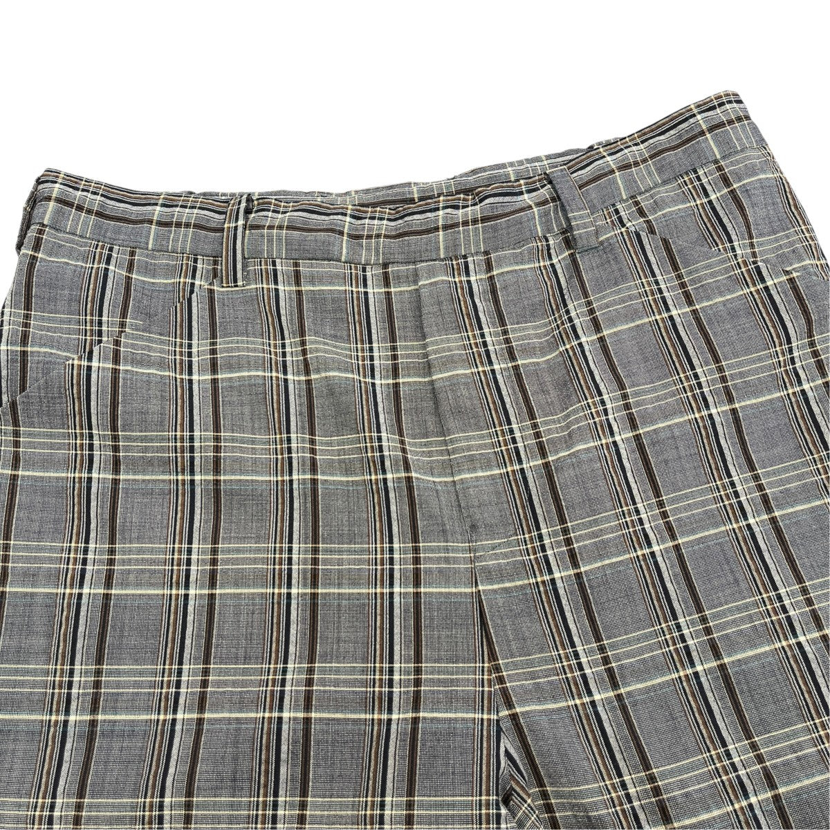 SUNSEA 22SSCHECK WIDE PANTSチェックワイドパンツ22S45 古着・中古-3枚目のアイテム画像