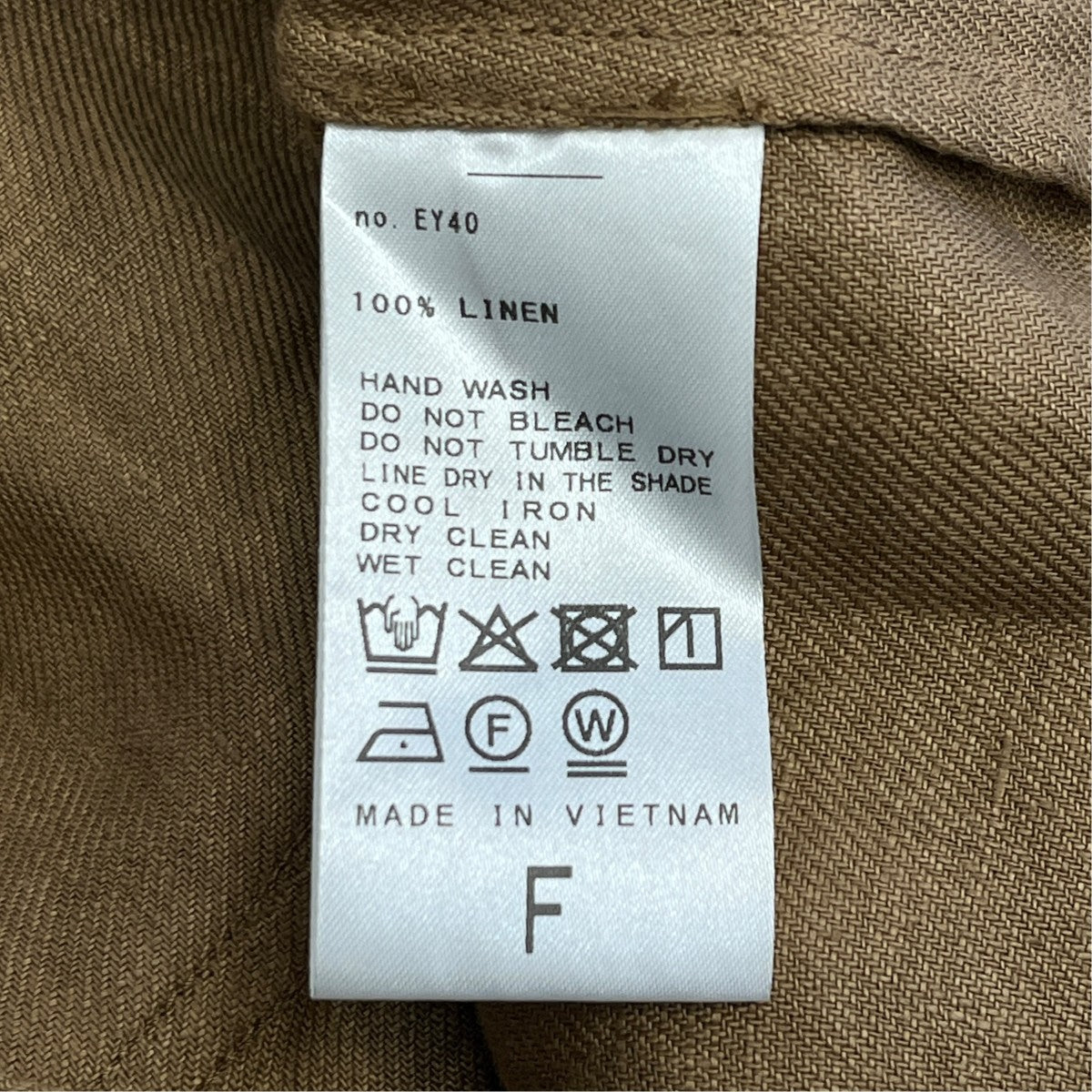 MUSE de Deuxieme Classe 26SSOGLINEN COVERALL ジャケットブルゾン26-010-500-4120-1-0 古着・中古-6枚目のアイテム画像