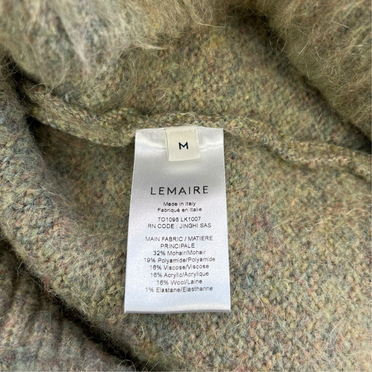 BRUSHED SWEATERモヘアニットTO1095 LK1007