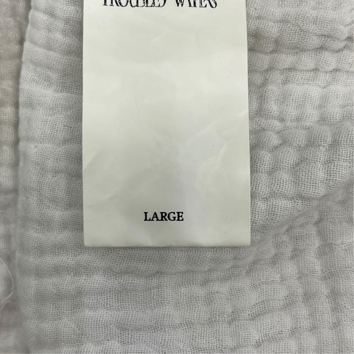 MUSLIN SHIRT長袖カットソー