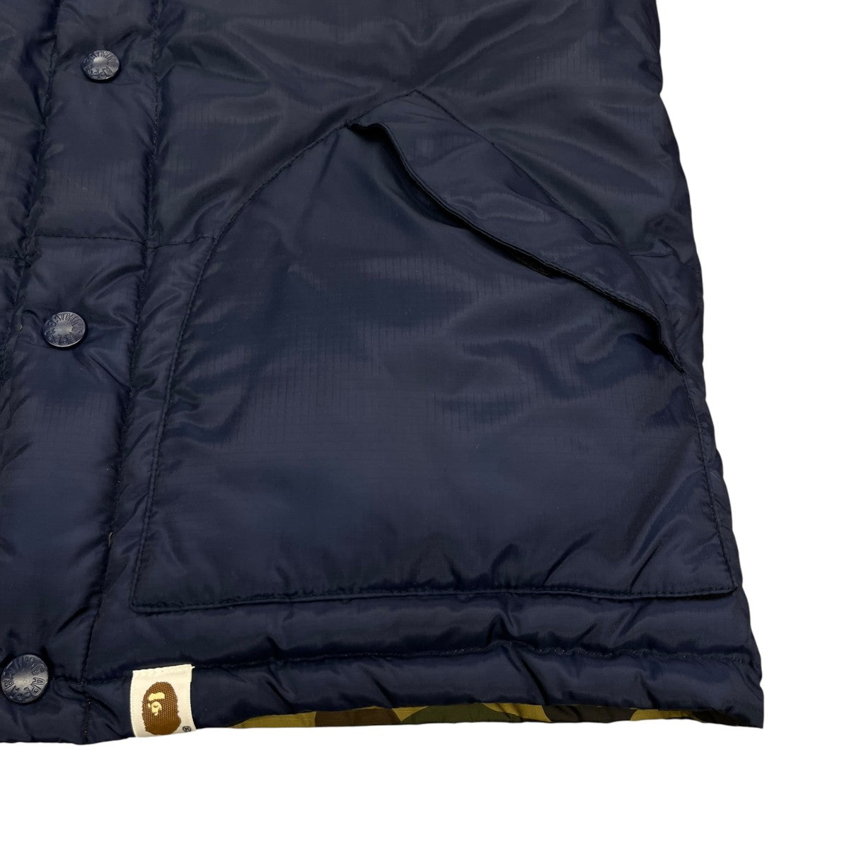 A BATHING APE リバーシブルダウンベスト1870-140-053 古着・中古-5枚目のアイテム画像