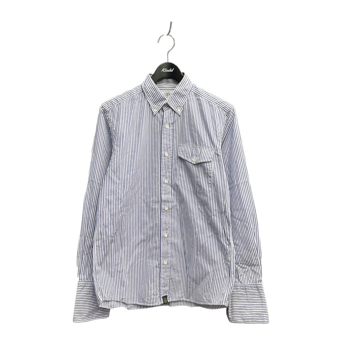 A BATHING APE ストライプシャツ001SH9601016 古着・中古-1枚目のアイテム画像