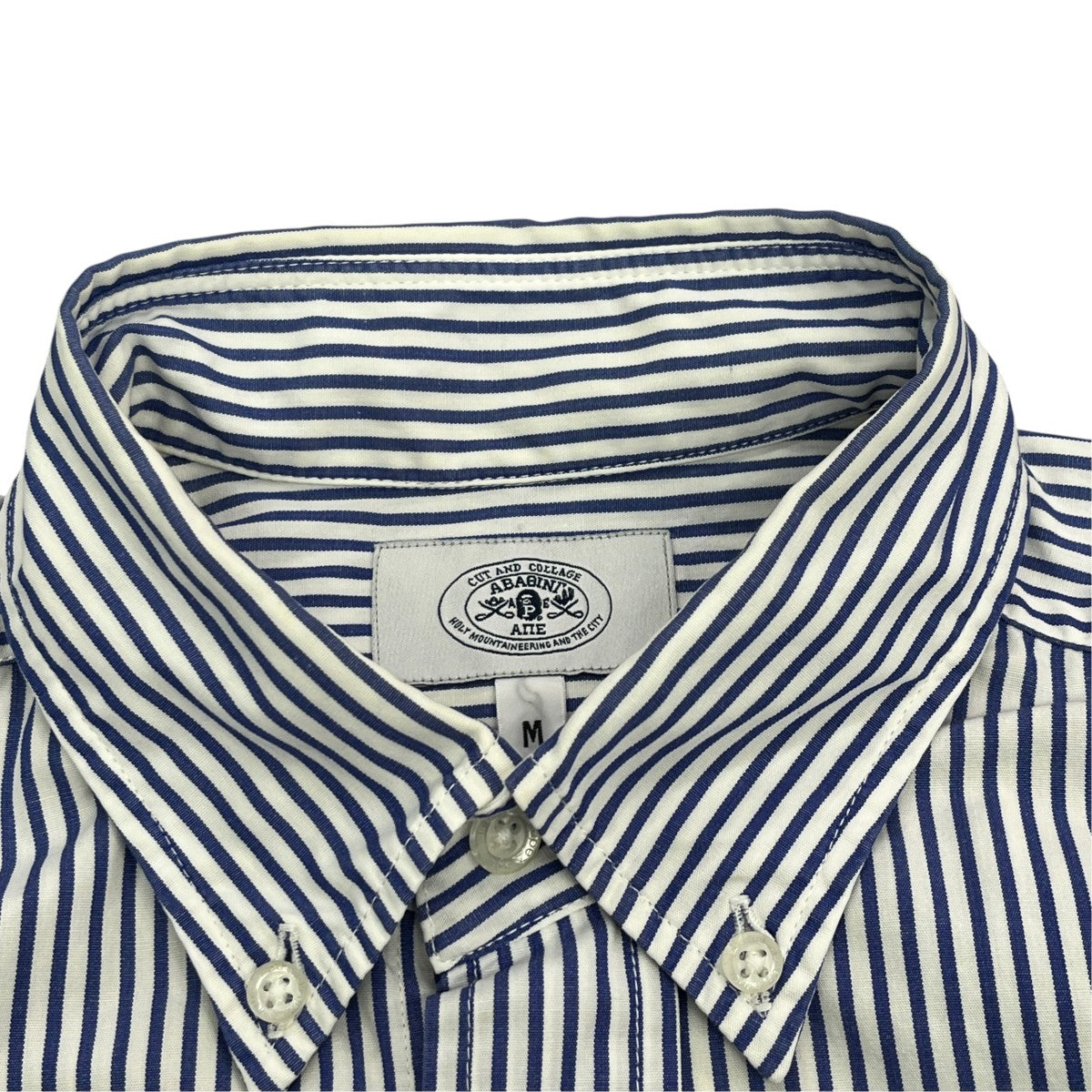 A BATHING APE ストライプシャツ001SH9601016 古着・中古-8枚目のアイテム画像