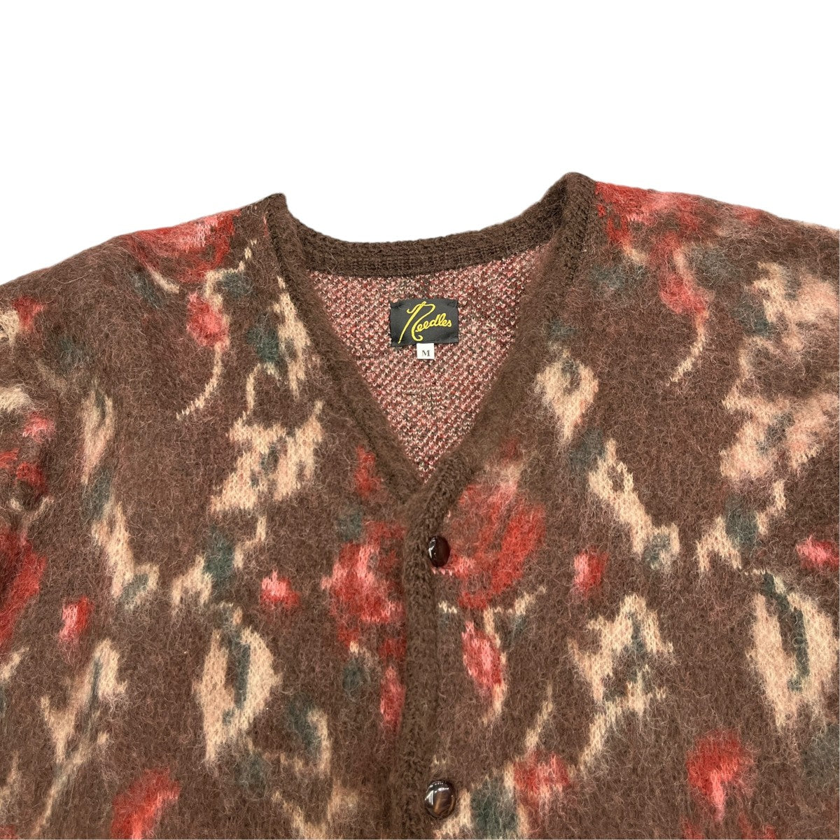 Needles カラフルモヘヤカーディガン Needles(ニードルズ) Mohair Cardigan - RoseモヘヤカーディガンLQ270