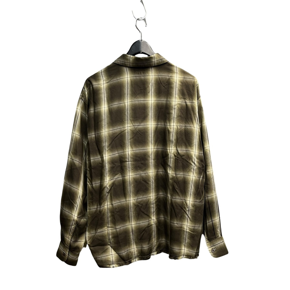 JOURNAL STANDARD relume 26AWレーヨン アンカット フリンジ オンブレ チェックシャツチェックシャツ26050464014030 古着・中古-2枚目のアイテム画像