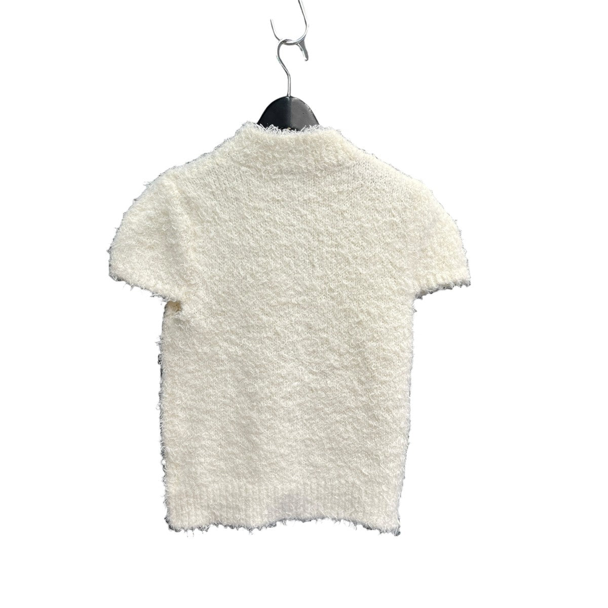 Poodle Yarn 2wayネックトップス半袖ニット122616344