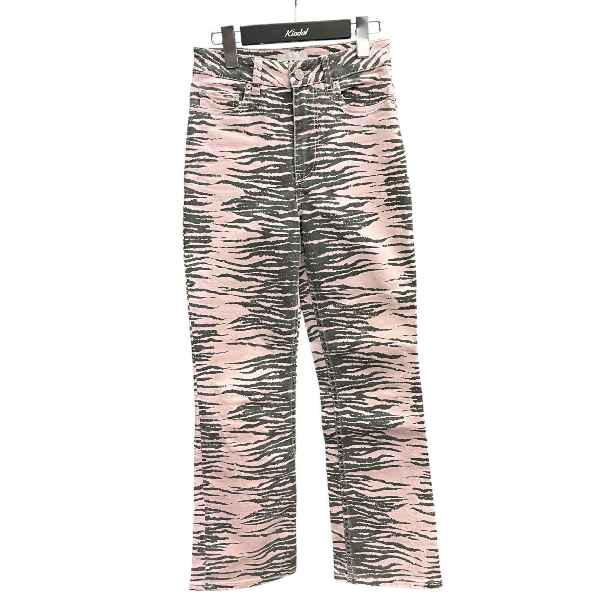 Ganni BETZY CROPPEDストレートデニムパンツ6537 古着・中古-1枚目のアイテム画像