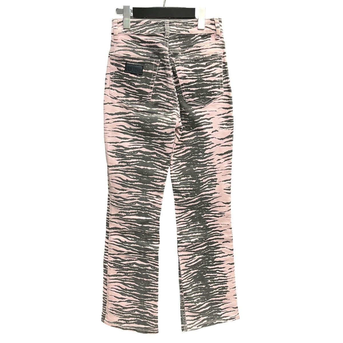 Ganni BETZY CROPPEDストレートデニムパンツ6537 古着・中古-2枚目のアイテム画像