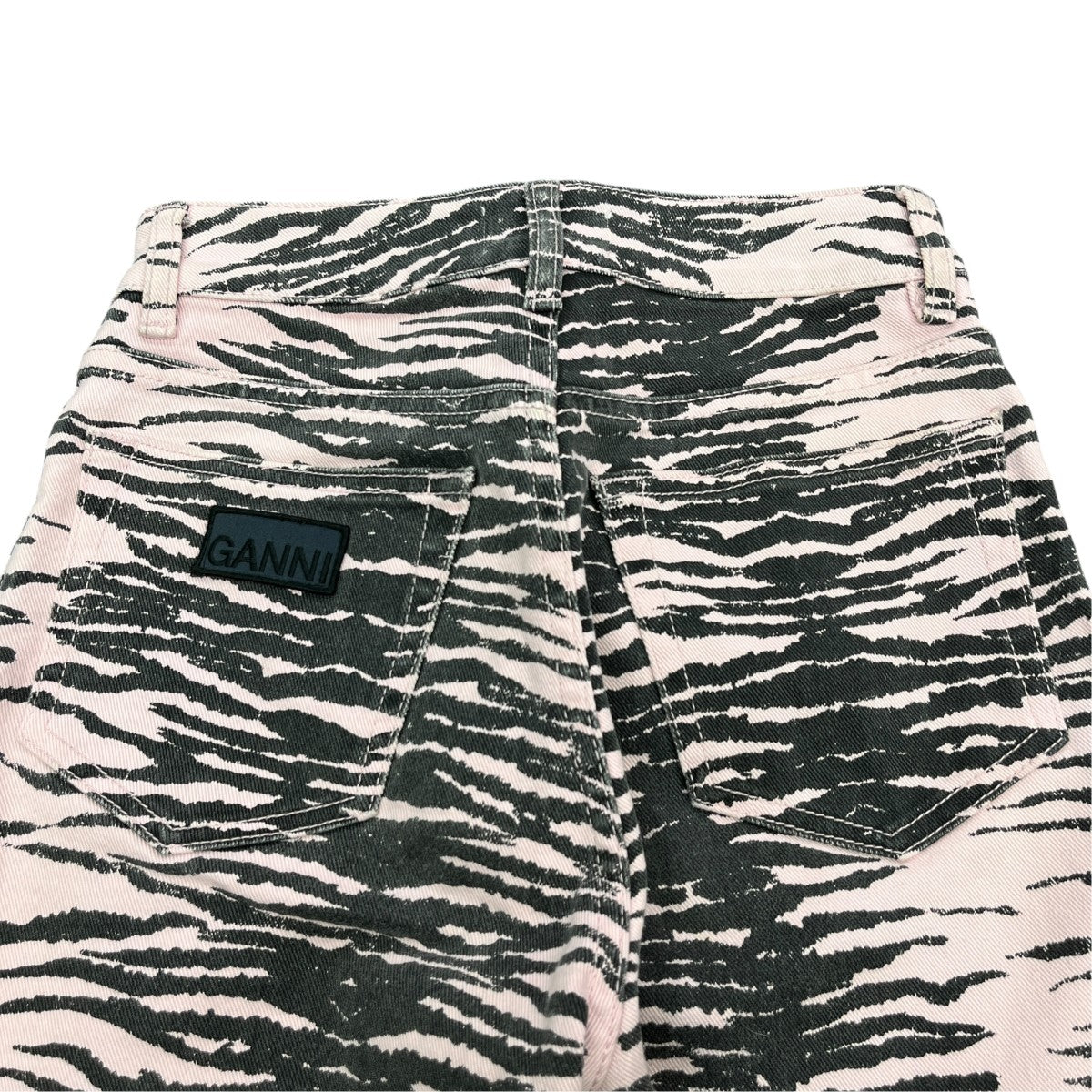 Ganni BETZY CROPPEDストレートデニムパンツ6537 古着・中古-4枚目のアイテム画像