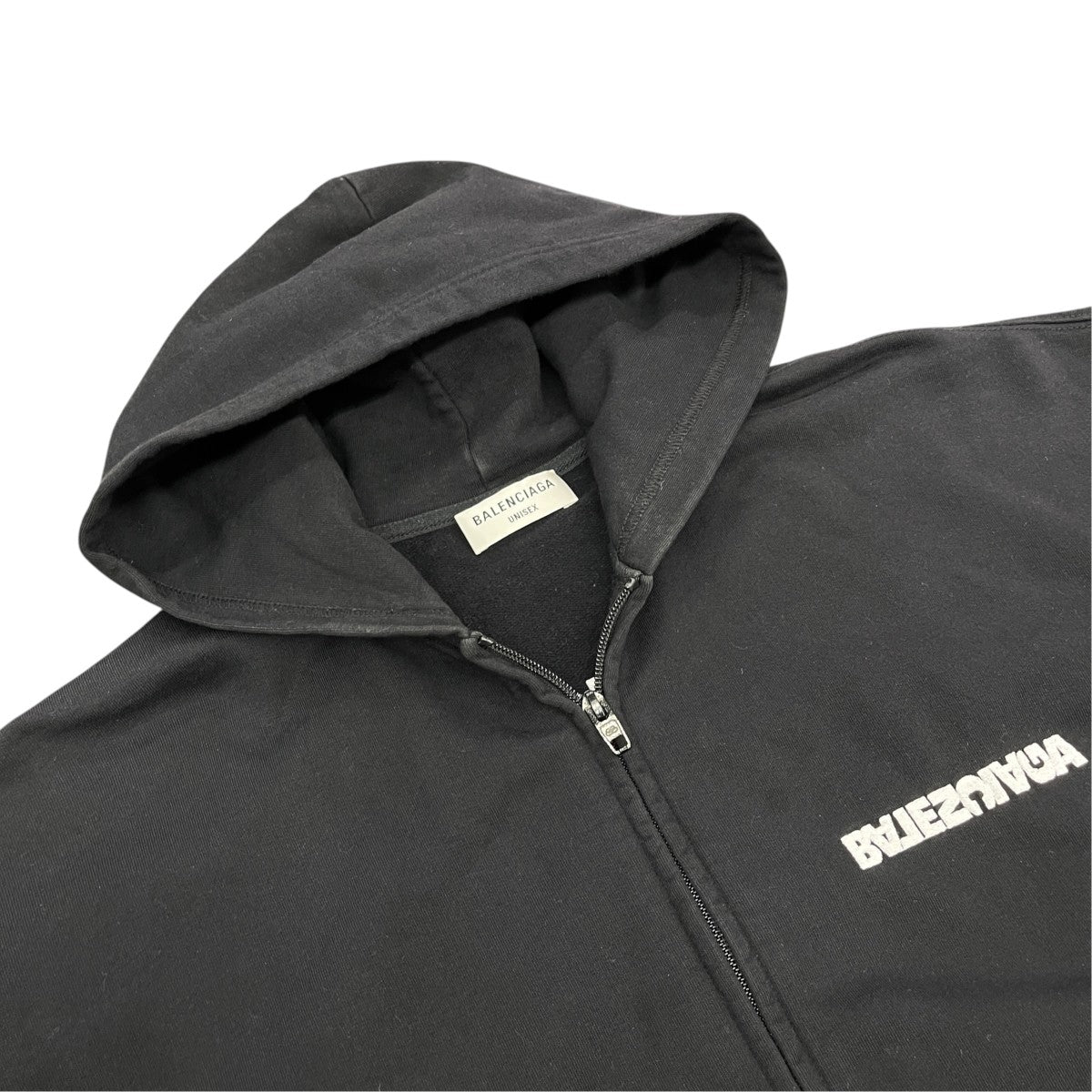 BALENCIAGA Ru Paul Charles TURN ZIP-UP HOODIEジップパーカー674728 古着・中古-3枚目のアイテム画像