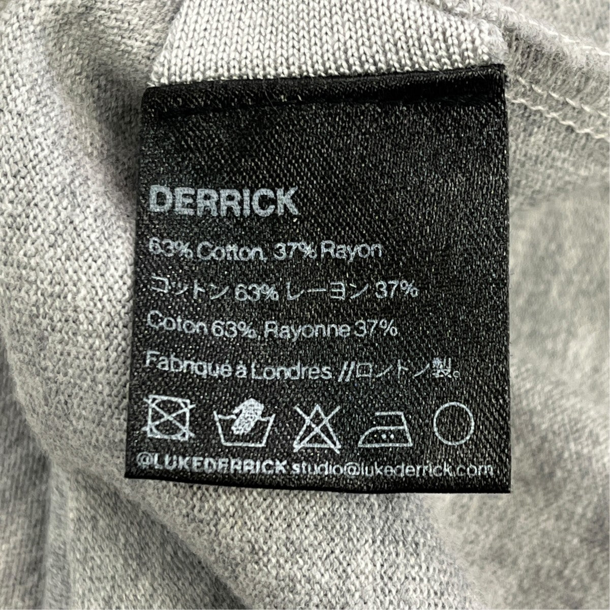 コットンレーヨンロングスリーブカットソー