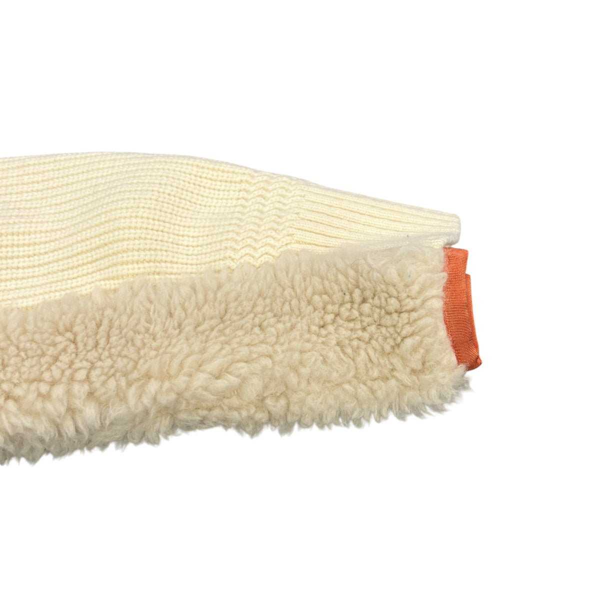 sacai faux shearling knit pulloverニット20 02400M 古着・中古-4枚目のアイテム画像